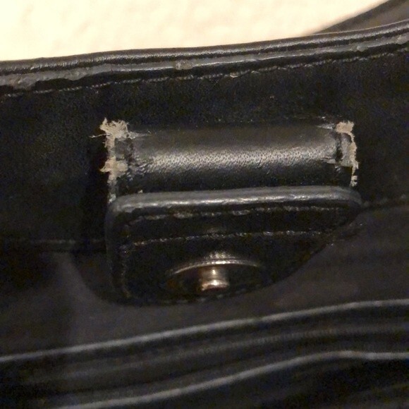 Calvin Klein Black Monogrammed Handbag - Picture 5 of 9